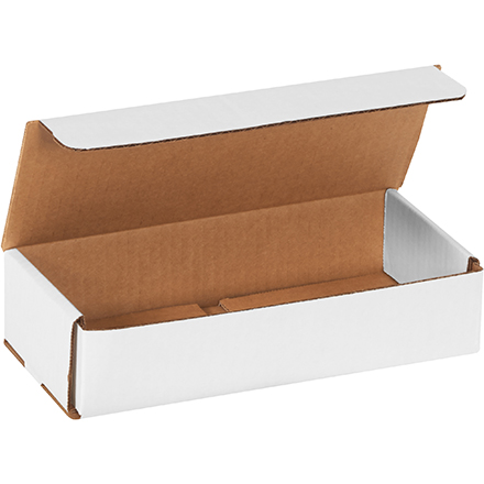 9 x 4 x 2" White Corrugated Mailers